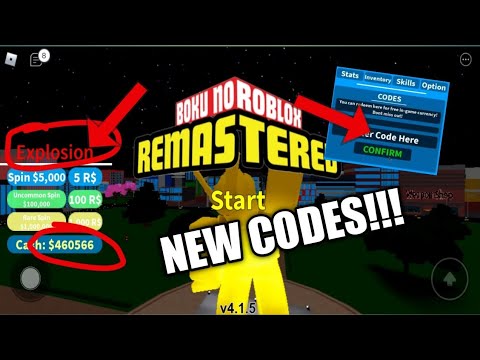 Boku No Roblox: Remastered *NEW CODES*
