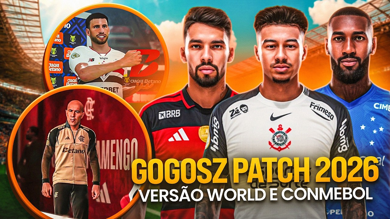 PATCH ABSURDO!!! BRASILEIRÃO SÉRIE A, B, C e D com acesso e rebaixamento! o MELHOR futebol de 2026