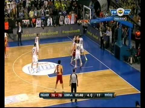 FENERBAHÇE ÜLKER-GALATASARAY M P SON 3 DK.