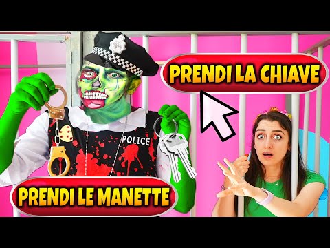 PROVA A SCAPPARE DALLA PRIGIONE *VIDEO INTERATTIVO* FAI LA TUA SCELTA!! POLIZIOTTO ZOMBIE!