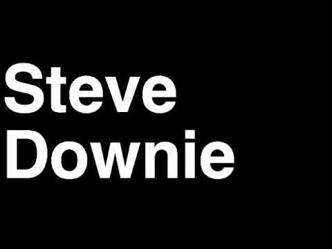 How to Pronounce Steve Downie Colorado Avalanche NHL Hockey Player Runforthecube