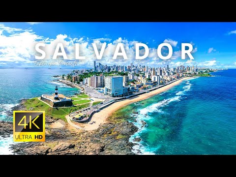 Salvador, Bahia, Brazil 🇧🇷 in 4K ULTRA HD 60FPS by Drone