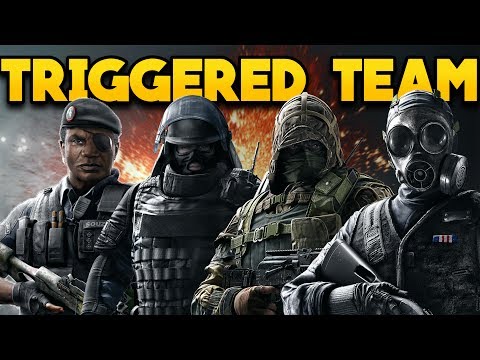 Playing With The ANGRIEST TEAM - Rainbow Six Siege Funny Moments