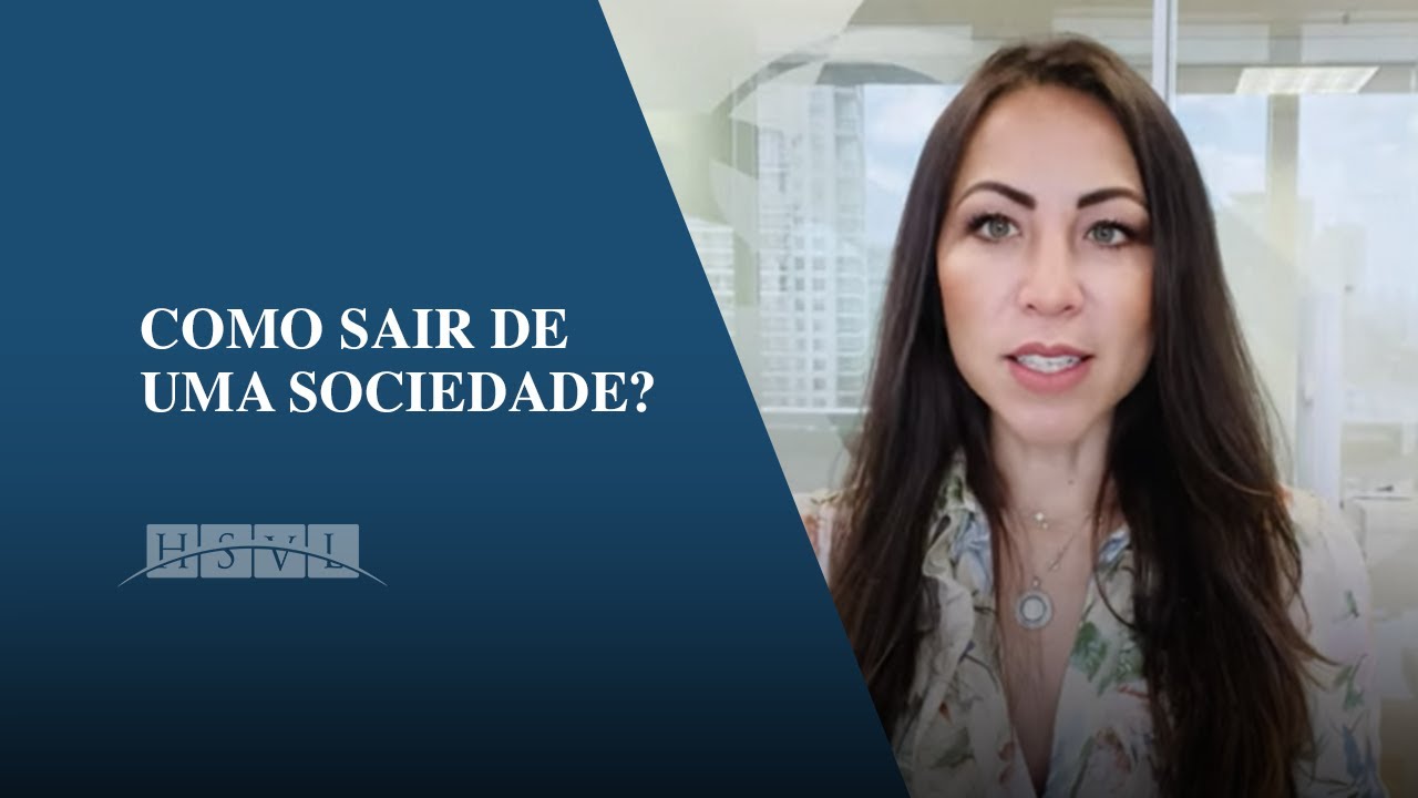 Tudo que você precisa saber para sair de uma sociedade