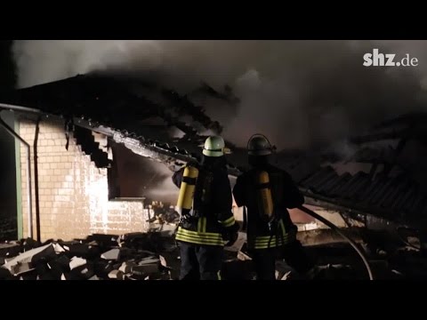 Schweine sterben bei Großbrand im Stall