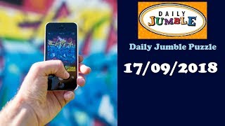 Daily Jumble Puzzle September 17 2018