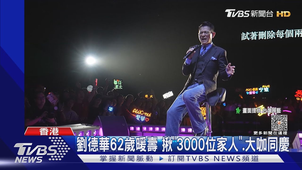 劉德華62歲暖壽生日趴! 容祖兒、葉倩文現身嗨唱跳