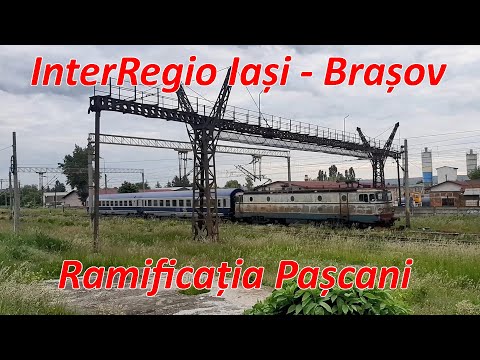 [4K] CFR Calatori InterRegio Iasi - Brasov @ Ramificatia Pascani [2021]