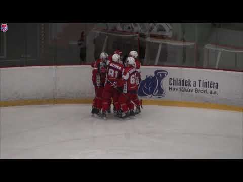 Sestřih zápasu 18. kola 2. ligy: BK Havlíčkův Brod - HC Tatra Kopřivnice (5:3)