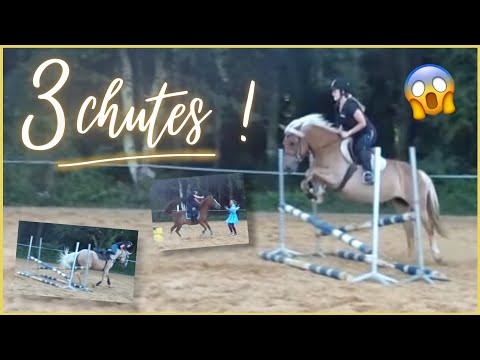 [COURS GOPRO] Saut d'obstacles (3 CHUTES) 😱 01/07/22 - CS'o Landreau