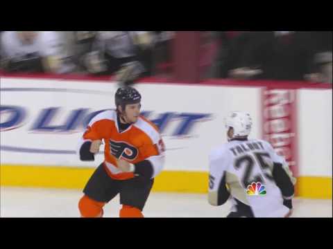 Max Talbot vs Dan Carcillo