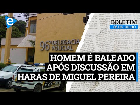 Homem é baleado após discussão em concurso de marcha em Miguel Pereira - Boletim do Dia | 06/07/2021