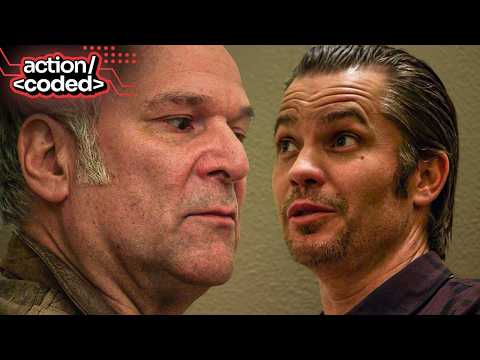 justified (2013) - raylan knows how to win a standoff without firing a single shot