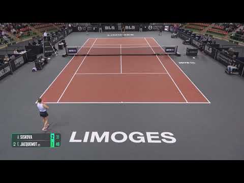 Anna Siskova [Q] (CZE) vs Elsa Jacquemot [2] (FRA) // 6-3 3-6 4-6 // W125 Limoges // Quarter-final