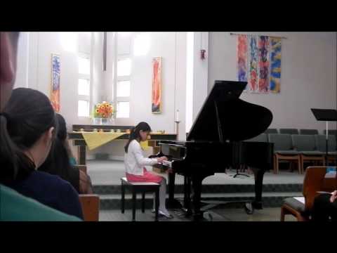 Emily Chang Playing J.S. Bach Invention No.13 (BWV 784)