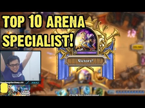 Amaz 12 wins Arena with Priest - Amaz Top 10 ARENA SPECIALIST!