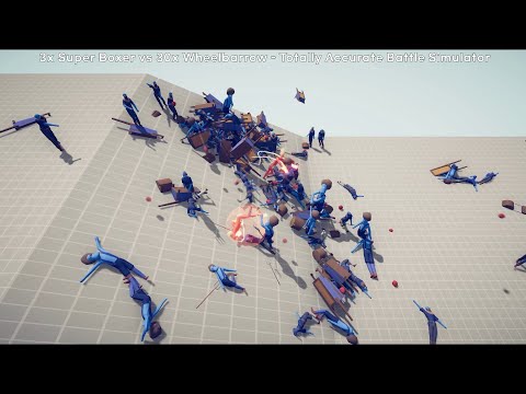 3x Super Boxer vs Every Units or Gods   Totally Accurate Battle Simulator