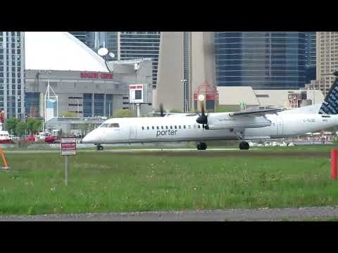 Q400 takeoff from YTZ