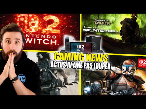 NEWS 😱 SWITCH 2 problème, SPLINTER CELL de RETOUR, BATTLEFIELD 6 feuille de route & MAJ SWITCH 2🔥