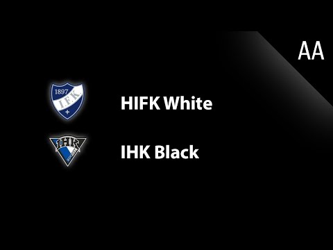 U13 AA HIFK White - IHK Black