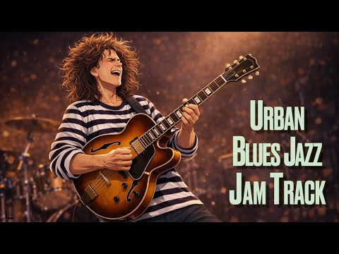 Urban Blues Jazz Backing Track in G Minor