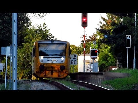 Regionovy na Os vlacích do/z Prahy ve výchozí/konečné zastávce Nučice zast. (součást žst. Nučice)