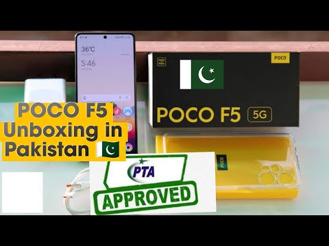 POCO F5 Unboxing in Pakistan PTA Tax
