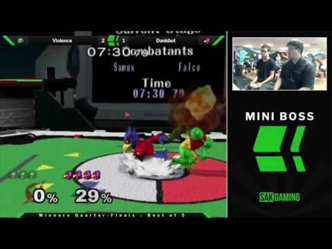 Mini Boss Top 56 Winners Quarters - Violence (Samus) vs Dankbot (Falco)