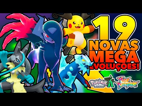 VAZOU!! CONHEÇA TODAS NOVAS MEGA EVOLUÇÕES DA DLC DE POKÉMON LEGENDS Z-A