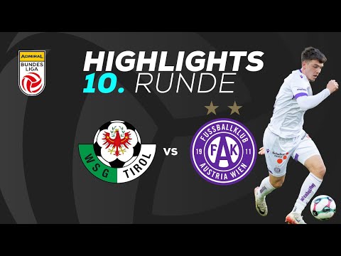 WSG Tirol - FK Austria Wien 10th Round ADMIRAL Bundesliga 2025/26