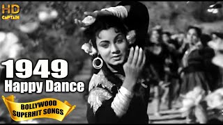 1949 Bollywood Dance Songs Video - Old Superhit Ga