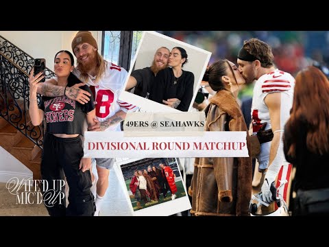 49ers at Seahawks with Claire Kittle & Kristin Juszczyk | George Kittle Surgery and Recovery update!