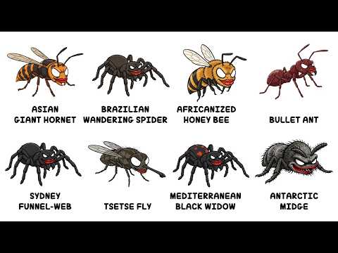 Every Continent's Most Terrifying Bug Explained
