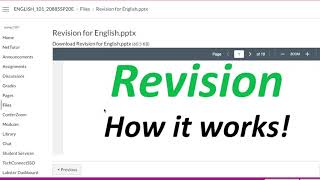 How to Use Canvas Modules English 101 #20885