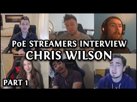 Path of Exile Streamers Interview Chris Wilson (Part 1 of 3)