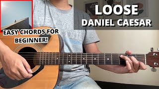 Download lagu Loose - Daniel Caesar (Guitar Tutorial) No Capo! Easy Chords For Beginner! mp3
