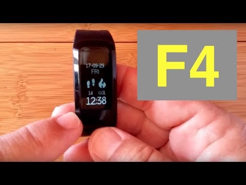 No.1 F4 Waterproof Fitness Smartband: Unboxing & Review