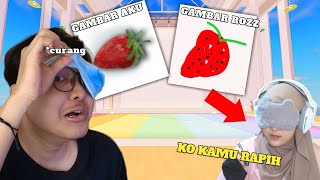 Download lagu I PRANKED ROZZ TO DO A SPEED DRAW WITH HIS EYES CLOSE!! BUT I KEPT QUIET AND PEEKED!!! mp3