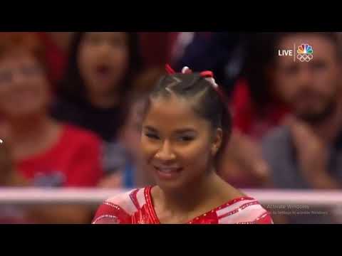 (13.9) Jordan chiles Balance Beam 2021 US OLYMPIC TRIALS DAY 2(NBC)