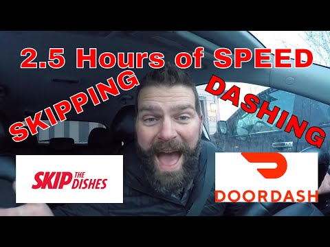 How Many orders can we do in 2.5 Hours Skip The Dishes - Doordash Episode#131
