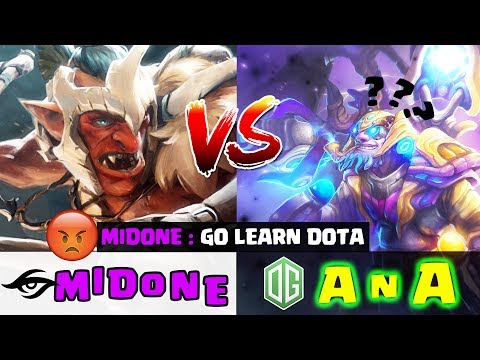 Tinker OG.ana vs Troll Warlord Secret.MidOne with OG.7mad Dota 2