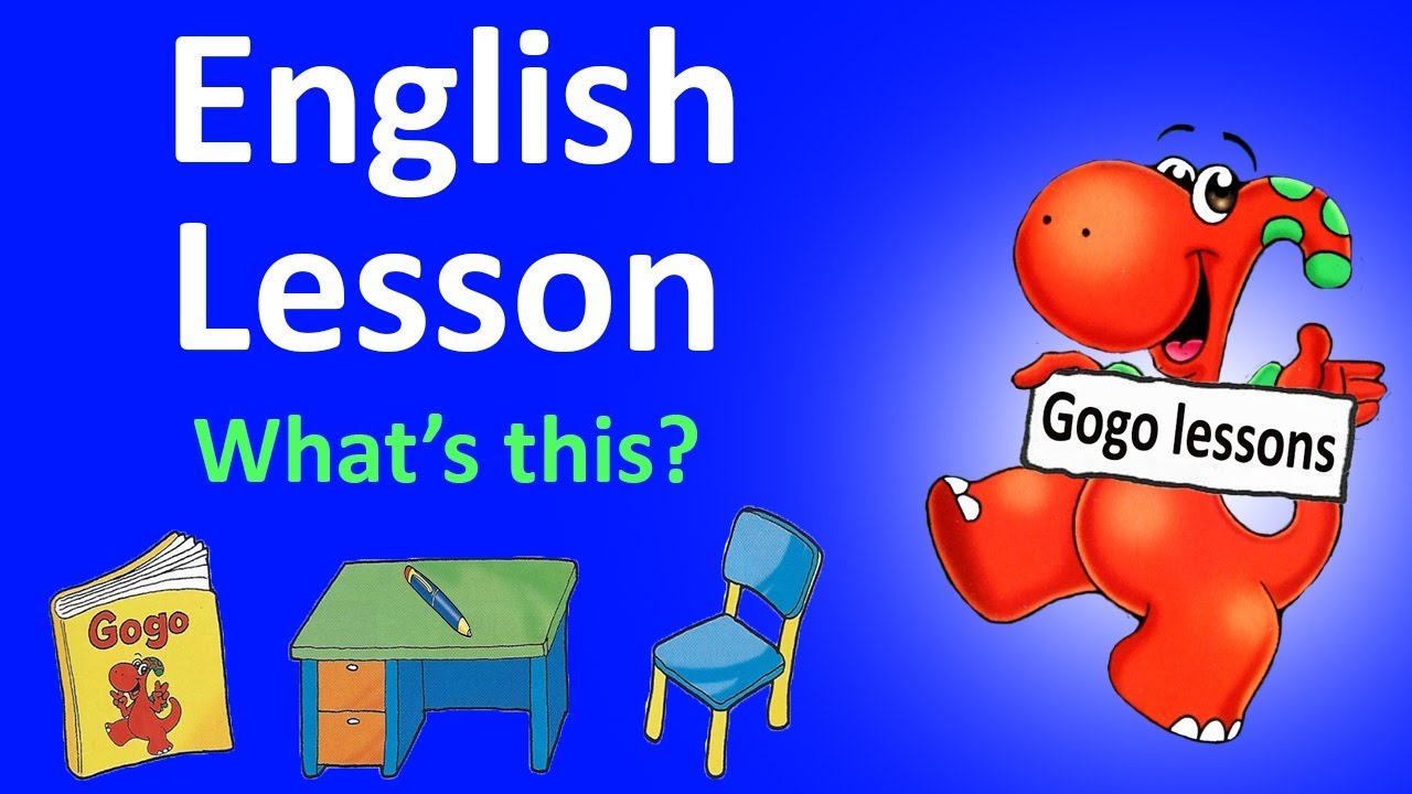 English Lesson 2 - What's this? School English | LEARN ENGLISH FOR KIDS
