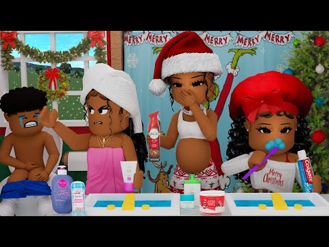 OUR WINTER WEEKEND MORNING ROUTINE!! *SNOW DAY!!* | Bloxburg Family Roleplay