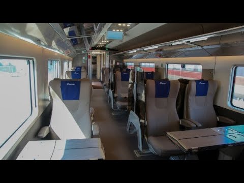 A bordo Del Frecciarossa 1000 9330 verso Milano Centrale in Business