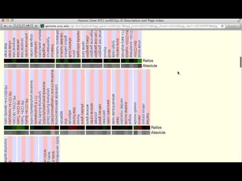 UCSC genome browser tutorial