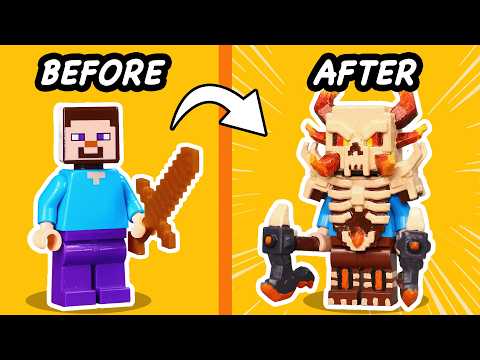 LVL 1-100 LEGO Minecraft Minifigures...