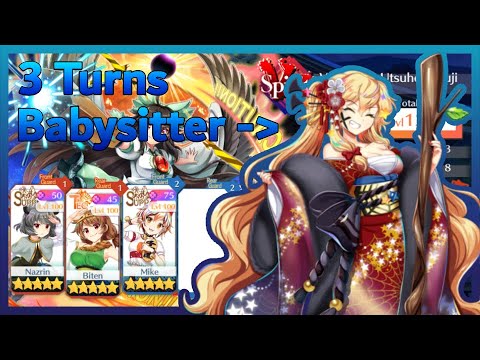 [ Touhou Lostword ] VS Divergent Spirits: L1 Okuu / 3 Turns 4 Units / Cz2 the babysitter