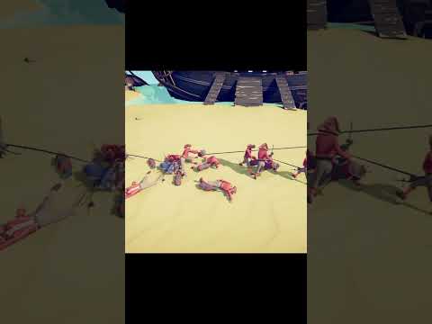 Captain VS Harpooner - TABS - Totally Accurate Battle Simulator #shorts