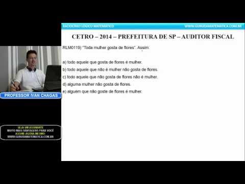 X141 - CETRO - 2014 - PREF. SP - DIAGRAMAS LÓGICOS (www.gurudamatematica.com.br)