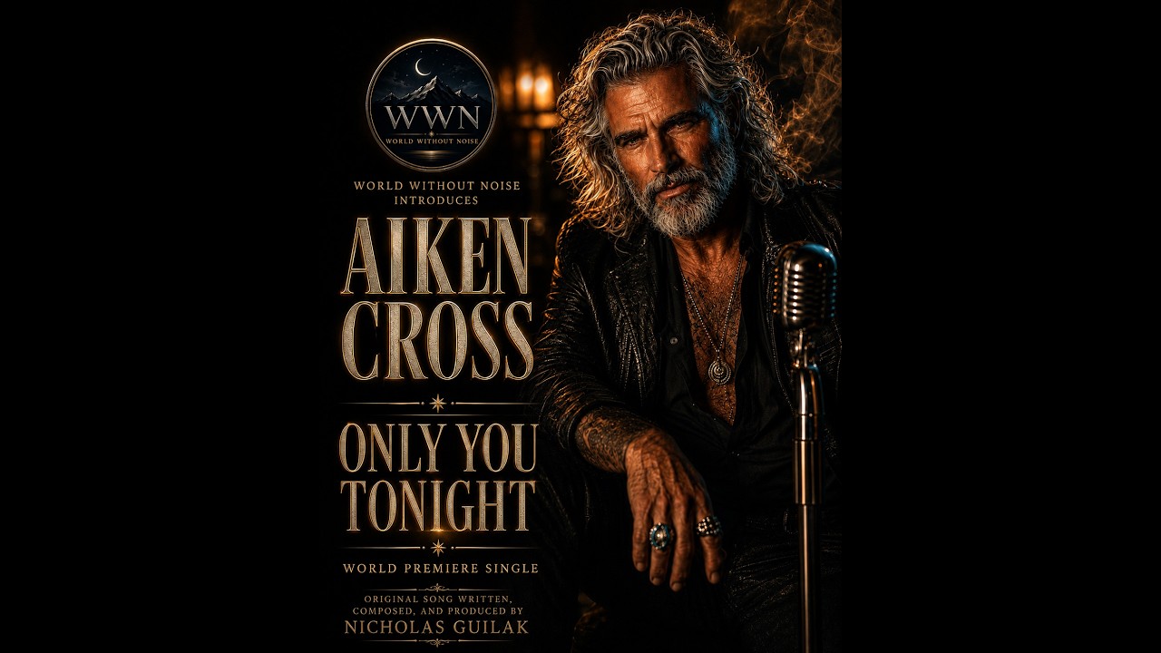 Aiken Cross cinematic AI musician from World Without Noise